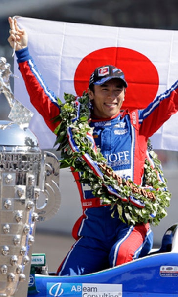 Sato takes Michael Andretti to victory lane at Indy
